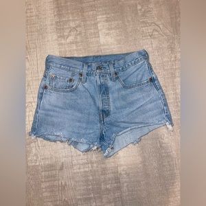 Levi’s size 26 (2) High Rise 501 Denim Shorts
